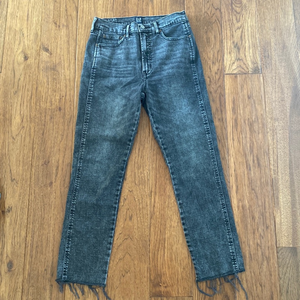Black Straight Leg GAP Jeans